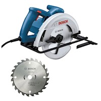 Sierra Circular 7 1/4" (184 mm) 1300W Corte en 90° 64mm Bosch GKS 130