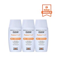 Trio Fotoprotector ISDIN Fusión Fluid SPF50 + 50ml