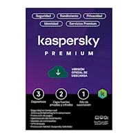 Kaspersky Antivirus Premium 3 Dispositivos Por 1 Año