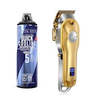 Immortal Infuse más Afeitadora KEMEI DORADA.