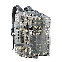 Mochila Strek 50L Viajera Impermeable Camuflado