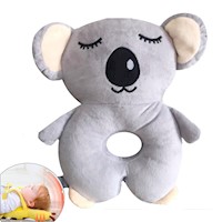 Protector anti caida koala gris para bebe