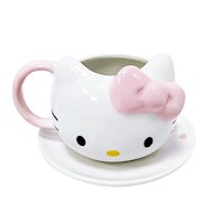 Taza Infantil Hello Kitty 3d Scool Ceramica Rosa - 704164