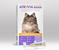 ANTIPULGAS PARA GATOS ATREVIA TRIO CATS SPOT ON LARGE (6.3 - 12.5KG) X 5 PIPETAS