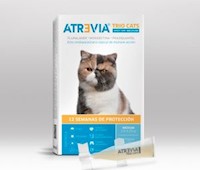 ANTIPULGAS PARA GATOS ATREVIA TRIO CATS SPOT ON MEDIUM (2.9 - 6.25KG) X 5 PIPETAS