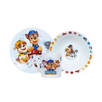 Vajilla infantil Ceramica 3Pz Paw Patrol N Scool 704345