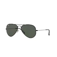 LENTES DE SOL RAY BAN 3025 AVIADOR NEGRO LUNAS GRIS/ unisex