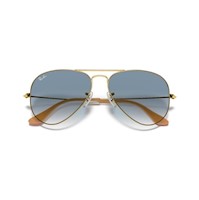 Lentes RayBan RB3026 Aviator Azul Degrade