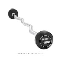 BARRA Z CON PESO FIJO DE 15 KG