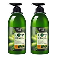 PACK 2 SHAMPOO DE OLIVO BIOAQUA 800ML