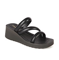 SANDALIA MUJER STHEF CASUAL NEGRO 7843