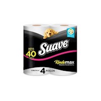 Papel Higiénico SUAVE Rindemax Negro 40mt Paquete 4u