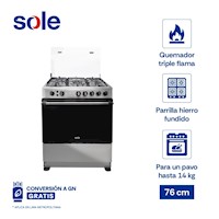 Cocina De Pie Sole Classic Dubai Glp/Gn 76 Cm