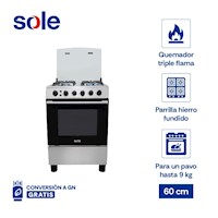 Cocina De Pie Sole Punta Sal Glp/Gn 60 Cm