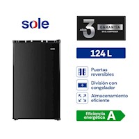 Frigobar Sole Negro 124L