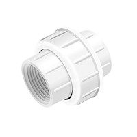 Unión universal de PVC 3/4" con hilos