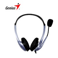 AUDIFONO CON MICROFONO GENIUS HS-04S P/NOTEBOOK NOISE CANCELLING BLUE