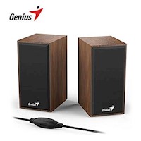 PARLANTE GENIUS SP-HF180 USB POWER 6W WOOD (31730029400)