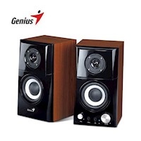 PARLANTE GENIUS SP-HF500A II 2.0 16W 3.5MM 240V NEGRO MADERA