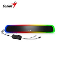 PARLANTE GENIUS SOUND BAR 200BT RGB BT/ LINE-IN USB NEGRO