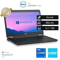 Laptop DELL Latitude E7450 14" Core i7 2,6 GHz 16 GB Ram 480 GB SSD