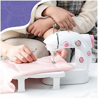 Maquina de Coser Eléctrica Portátil con Pedal + Mesa Soporte