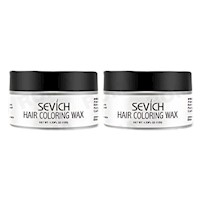 PACK 2 CERA PARA EL CABELLO DE COLORES SEVICH 240GR – BLANCO