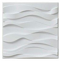 Paneles de pared decorativos 3D, diseño ondulado