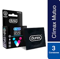 Preservativo Durex Climax Mutuo - Caja 3 UN