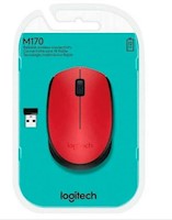 MOUSE INALAMBRICO M170 ROJO