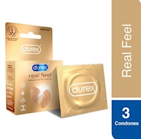 Preservativo Durex Real Feel - Caja 3 UN