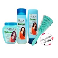 Pack Babosa Skala Rizos Hidratados Antifrizz + Cepillo Definidor Gratis