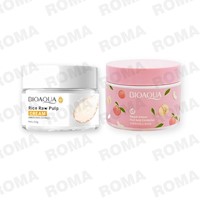 PACK CREMA ACLARANTE Y CREMA EXFOLIANTE PEACH EXTRACT BIOAQUA