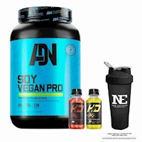 ADN NUTRITION SOY VEGAN PRO 1.500 KG. VAINILLA + SHAKER