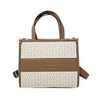 Cartera Tote Guess Devlon Khaki