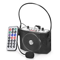Amplificador de Voz Portátil para Enseñanza Altavoz Radio FM Bluetooth