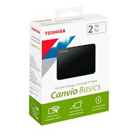 Disco duro externo Toshiba 2TB Canvio Basic USB 3.0