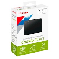 Disco duro externo Toshiba 1TB Canvio Basics USB 3.0