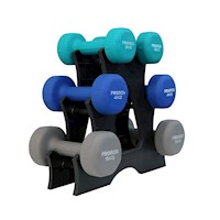 PROIRON Set de mancuernas de neopreno de 3kg 4kg y 5kg