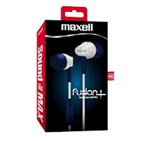 Audifonos Maxell Fusion Fus-9 Azul y Blanco