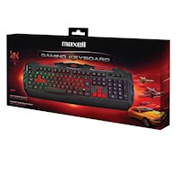 Teclado Maxell Ca-Kb-1200 Gaming Illumunated Keyboard-Negro