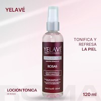 LOCIÓN TÓNICA DE ROSAS 120ML YELAVÉ