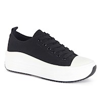 ZAPATILLA MUJER STHEF URBANA NEGRO 7567 TXTL
