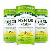 Pack 3 Aceite de Pescado Nature’s Truth 2400 mg