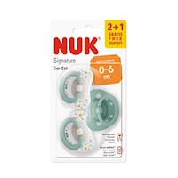 Nuk Chupón Signature 0 a 6 Pack 3X2 Niño