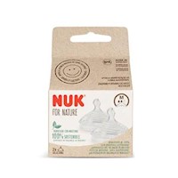 Tetina Natural Sense Nuk #1 Flujo M 2 Unid. 0-6m