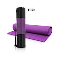 Mat Yoga Pilates FitnessFunda Transportadora 6mm - Morado