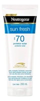 Protector Solar Neutrogena Sun Fresh Fps70 X 200ml