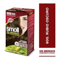 Tinte Smoll Sin Amoniaco Kit 600 Rubio Oscuro - Caja 1Un