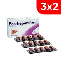 3x2 Fos-Hepan Forte Cápsulas - Blíster 10 UN